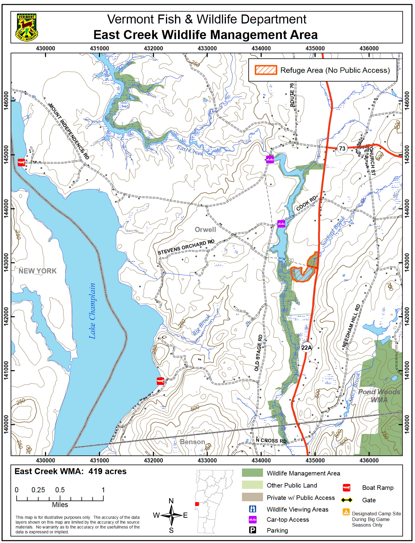 East Creek Wildlife Management AreaSouth Unit Birding Hotspots