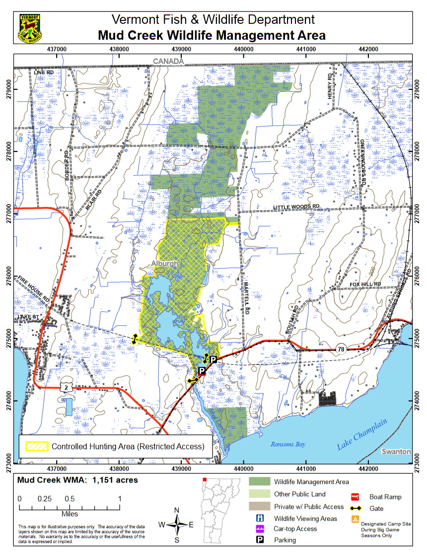 Mud Creek Wildlife Management Area eBird Hotspots