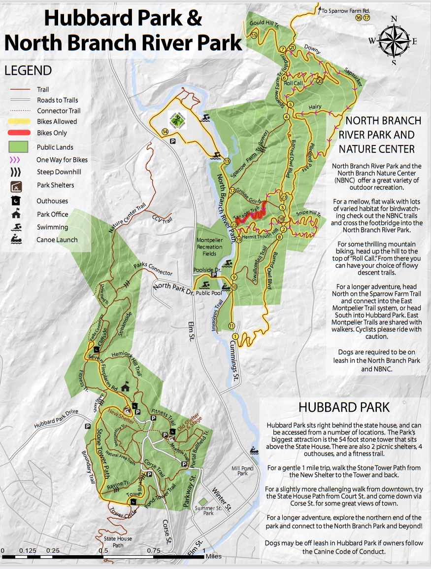 Hubbard Park Trail Map Hubbard Park - Ebird Hotspots