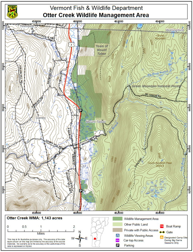 Otter Creek Campground Map 