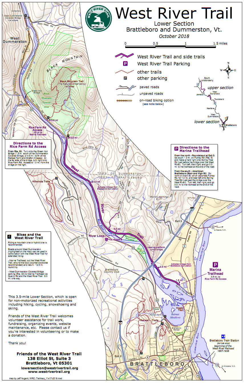 Brattleboro Marina and West River Trail Birding Hotspots