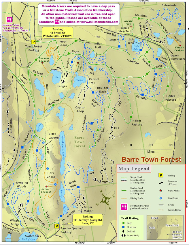 Barre Town Forest - Birding Hotspots