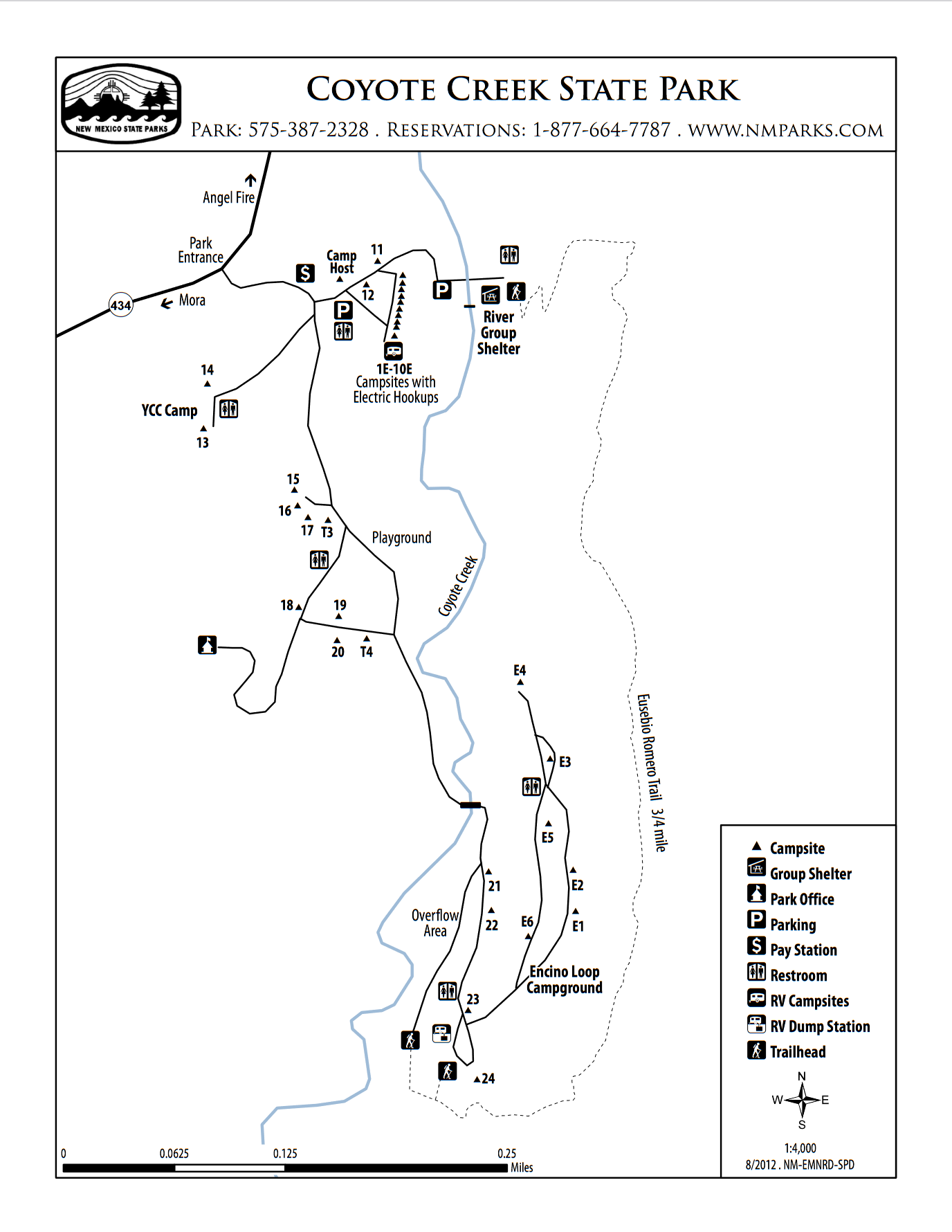 coyote creek bike trail map