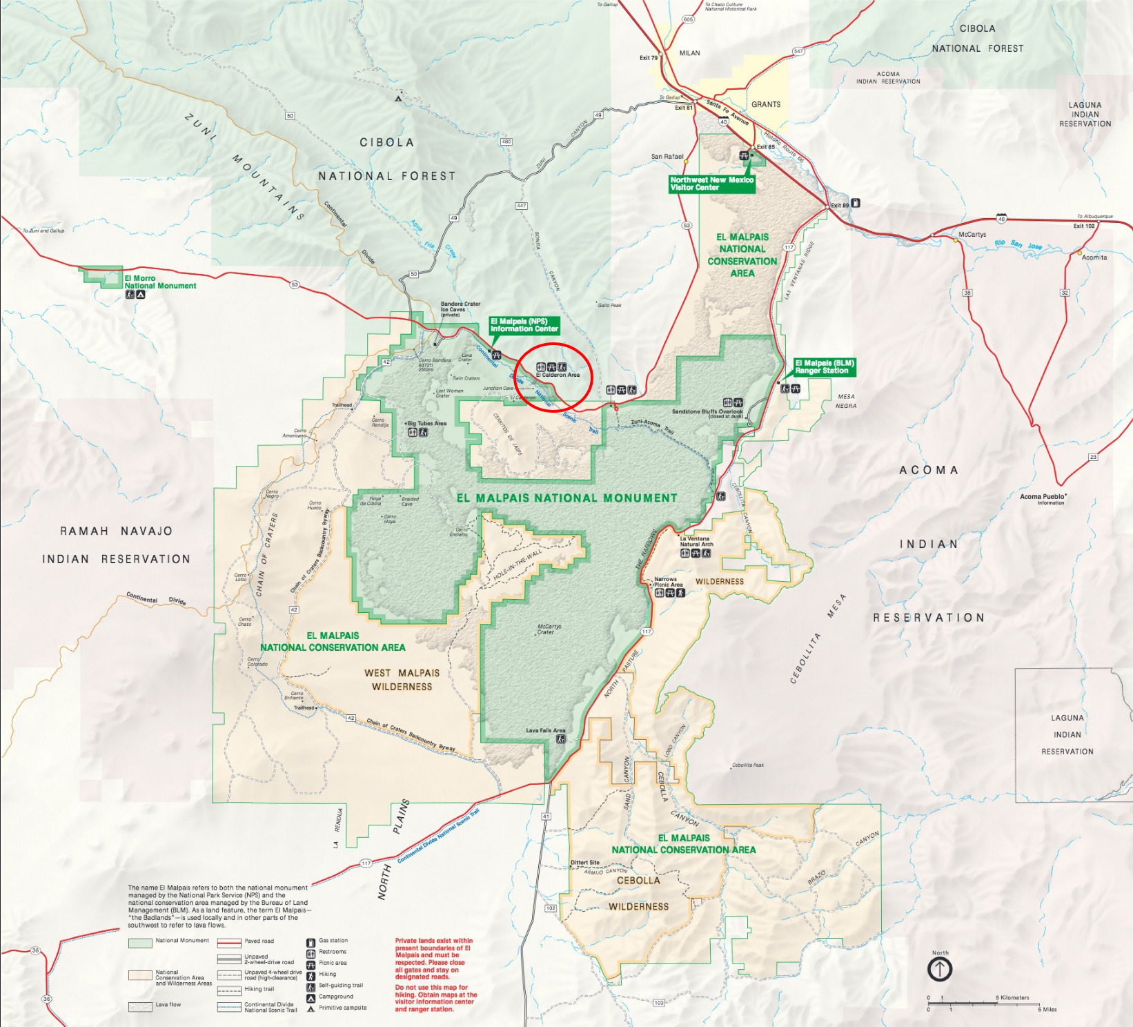 El Malpais National Monument-El Calderon - Birding Hotspots