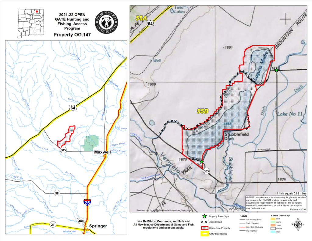 Laguna Madre Birding Hotspots   Laguna Madre And Stubblefield Lake Map 1024x792 