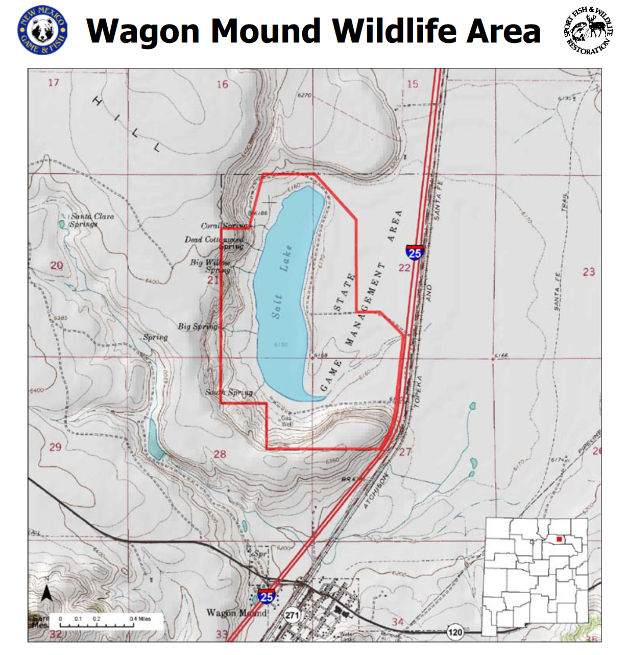 Wagon Mound Waterfowl Area Birding Hotspots