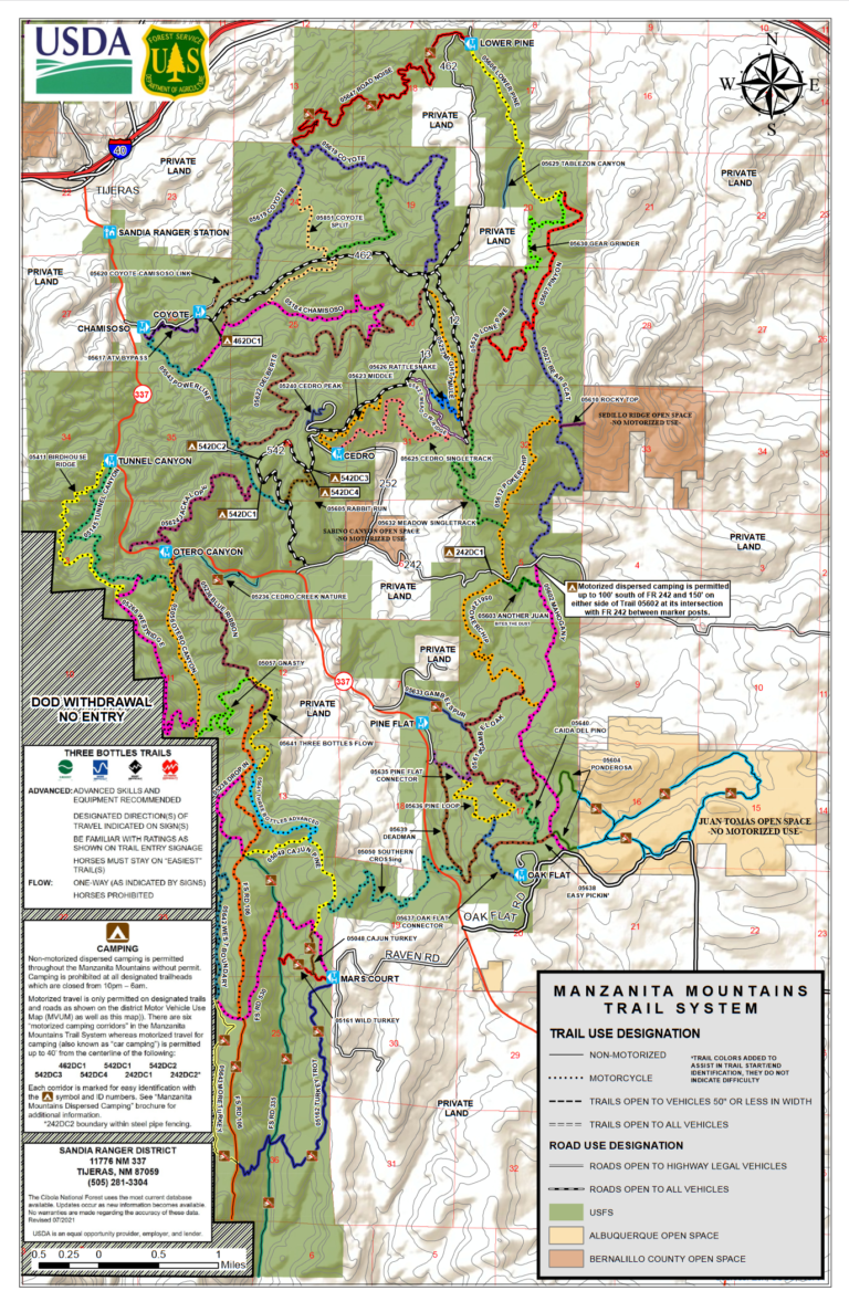 Cibola National Forest-Cedro Creek and Otero Canyon Trails - Birding ...