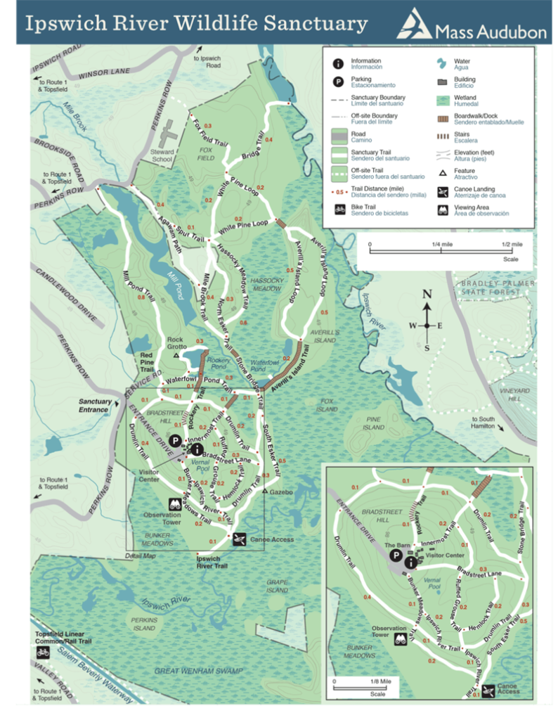 Ipswich River Canoe Map